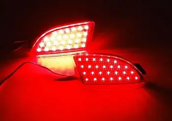 For Mazda 3 Mazda3 Axela BM 5D 2013+ Red Lens Bumper Reflector LED Tail Stop Light