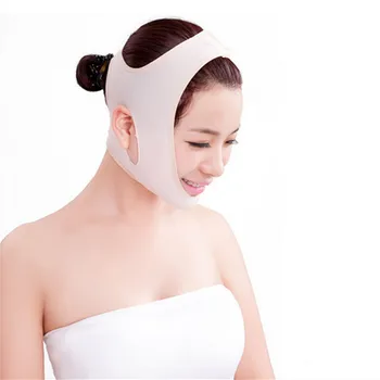 Women's Ultra-thin V Facial Slimming Bandage Relaxation Chin Cheek Slim Lift Up Anti Wrinkle Mask Face Thining Band Massager