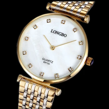 Relojes Mujer New Fashion Classic Women Dress Watch 30M Water Resistant Full Stainless Steel Wrist Watch Ladies Quartz Watches