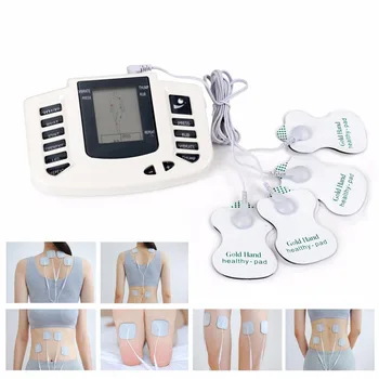 JR309 Health Care Electric Muscle Stimulator Massageador Pads Tens Acupuncture Therapy Machine Massager Slimming Body 6 pads