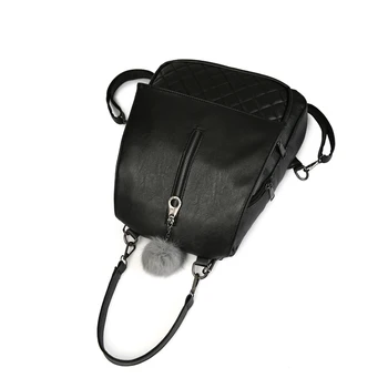 SUNNY SHOP Brand Designer Women Backpack American Plaid Design Backpacks PU Leather School Bag