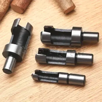 4Pcs Woodworking Tools Carbon Steel Plug Cutter Cutting Power Tool Drill Bits Set for Wood Cutting ferramentas 6/10/13/16mm