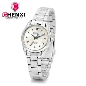 NATATE Women CHENXI Brand Business Clock Fashion Watch full Stainless Steel Quartz watches Wristwatch Lady Casual Watches 1140