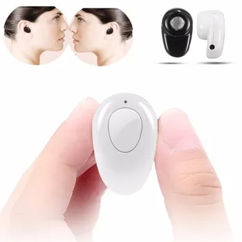 New One To Two Mini Wireless Bluetooth V4.0 + EDR In Ear Earphone Stereo Handfree Stealth Earphone For Android Universal Earbuds