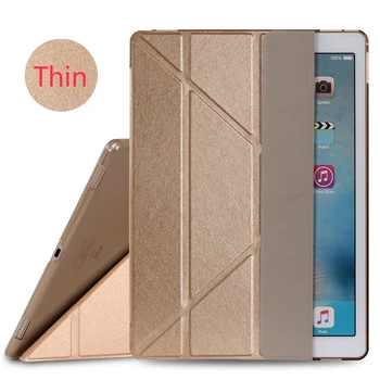 For Apple iPad Pro 12.9 inch Luxury Magnetic Ultrathin Slim Smart PU Leather Cover Plastic back case
