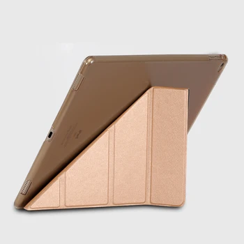 For Apple iPad Pro 12.9 inch Luxury Magnetic Ultrathin Slim Smart PU Leather Cover Plastic back case