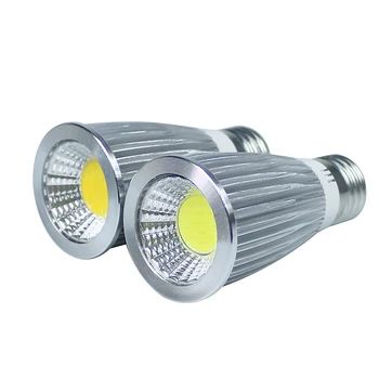 1Pcs High Power 10W COB Led spotlight bulb lamp Warm White/White AC110-240V E27 LED COB Spot down light bulb for indoor lighting