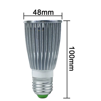 1Pcs High Power 10W COB Led spotlight bulb lamp Warm White/White AC110-240V E27 LED COB Spot down light bulb for indoor lighting