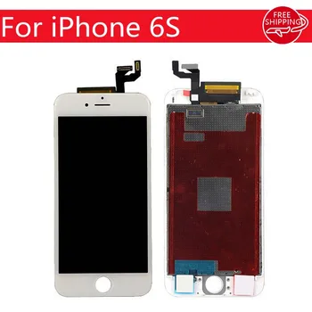 White 3D Touch For iPhone 6S 4.7 inch Screen For iPhone 6S LCD Display with Touch Digitizer Camera Ring Sensor Ring ping
