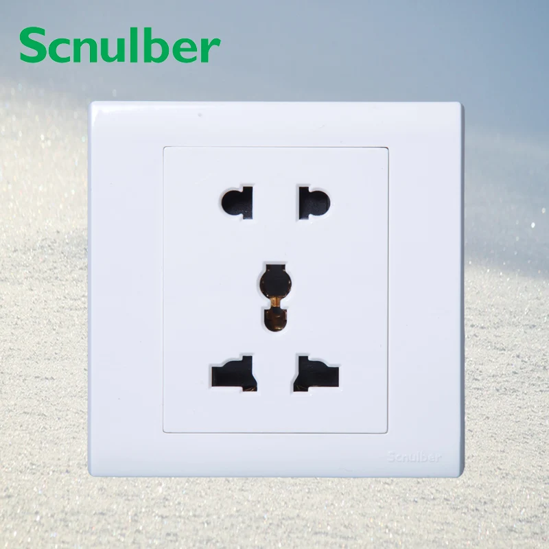 2pin US and 3 pin AU universal multi funcational EU wall switch 5 poles socket outlet