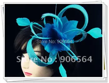 17 color sinamay fascinator hatsgood bridal wedding hats cocktail hat occasion headwear party hair accessories