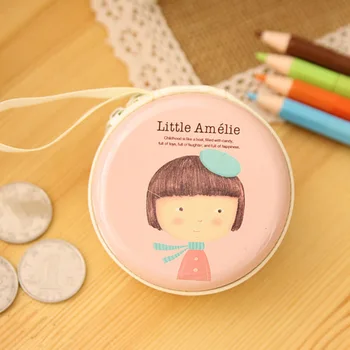 Super NEW Clutch 6 Color Cartoon Character Printing Cute Girl Coin Purse Small Ladies Wallet Mini Women's Bags