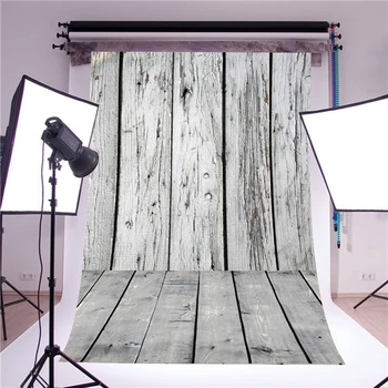 Wood floor wall background vinyl 5x7ft or 3x5ft photography backdrops photo studio props JieHC015