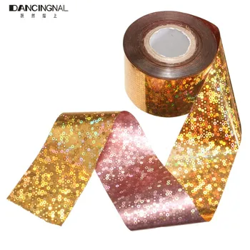 1 Roll Pro Nail Foil Stickers Decals 1Roll 4CM*110-120M Popular Multicolored DIY Starry Sky For Nails Art Decoration