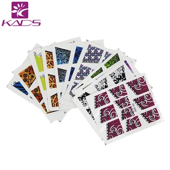 KADS New Trend 50pcs/set Nail Transfer Decals Charm French Style Nail Art Water Stickers Beauty Nail Decorations Tool
