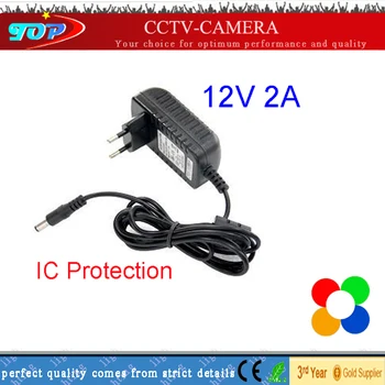 DC 12V 2A Monitor Power Supply Surveillance Camera Waterproof Power Adapter For Ip Camera /AHD Camera/CCTV Camera