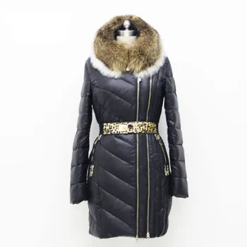 Ukraine Limited Solid Zipper Thick 2016 Female Long Winter Cotton Thickened And Middle-aged Women's Coat Slim Size