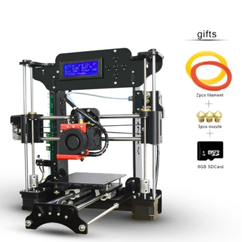 TRONXY XY-100 Reprap Prusa i3 kit DIY 3D printer Kit Large Size 3D Printer Diy kit With 1 Roll Free Filaments 8G SD Card as gift