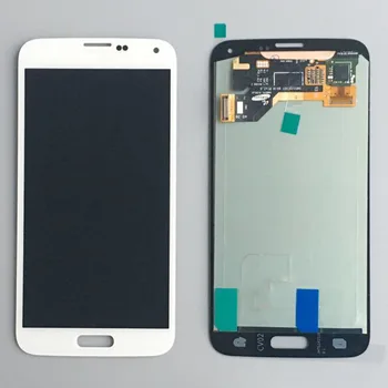 White For Samsung Galaxy S5 G900 SM-G900 SM-G900F Touch Screen Digitizer LCD Glass Display Assembly