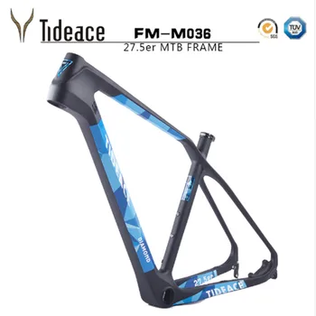 2017 Tideace Carbon 27.5er T800 Full Carbon Mountain Bike Frame 650B Full Carbon Fiber Chinese Carbon MTB Frame 27.5