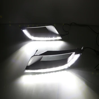 1 Set With Super White Colour Light LED DRL Daytime Running Lights for Ford Ranger-2016