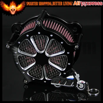 Motorcycle Air Cleaner Intake Filter System air Filter for Harley touring roadking street glide Softail springer Dyna 1993-
