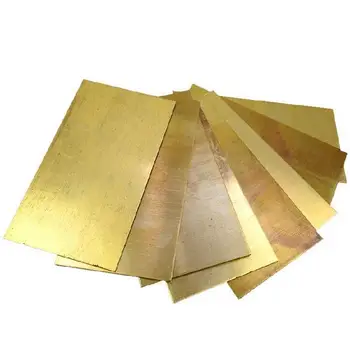 100x100x3 mm H62 high tenacity Brass Plate Building Manual material DIY use tools brass block sheet pieces