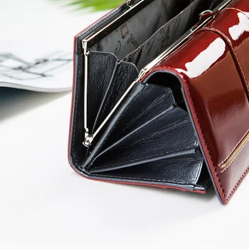 2017 New Women Wallets Genuine Leather Zipper Hasp Purses and Wallets Clutches Female Wallet Gift