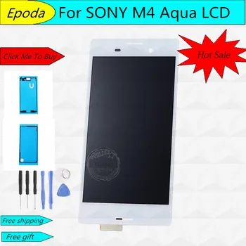 For Sony Xperia M4 Aqua E2303 E2353 E2333 LCD Display Touch Screen Digitizer Assembly Replacement+Tool+Adhesive,