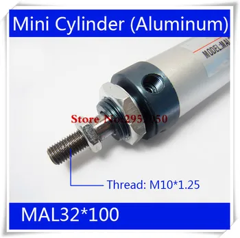 Barrel 32mm Bore 100mm Stroke MAL32*100 Aluminum alloy mini cylinder Pneumatic Air Cylinder MAL32-100