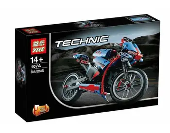 YILE 107 2 in 1 3353 3354 Lepin Technic Motorbike Motorcycle Car building bricks blocks toys for children Boy Game Bela 8051