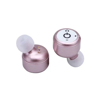 TEAL] Bluetooth Airpods Business Earphone Wireless V4.2 Stereo Hands Free Sweatproof Headphone with Mic Charging Box