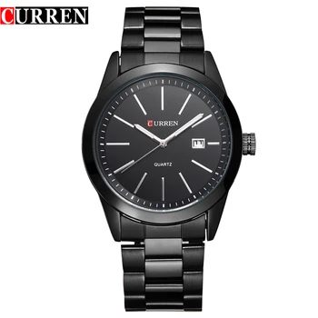 Luxury Genuine CURREN Brand Men Business Watches Fashion Watches Full Steel Watch Relogios Brand Mens Quartz Watch 0910