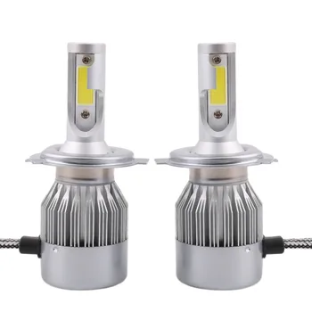 2pcs C8 H4-H/L Car LED Headlamp Bulb Head lights Replace Xenon Headlights 16000lm 9V-36V 160W 6000K White LED Lights