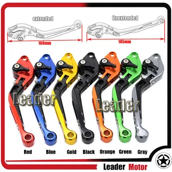 For DUCATI 1198 1198S 1198R 1098 1098S/R Tricolor 848 848EVO Motorcycle Accessories Folding Extendable Brake Clutch Levers Gray