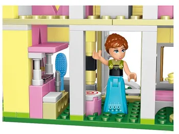 New LELE 37007 390pcs Girls friends Princess Anna's Castle Building Kits Blocks Bricks toys for Children Compatible Lepin 41068