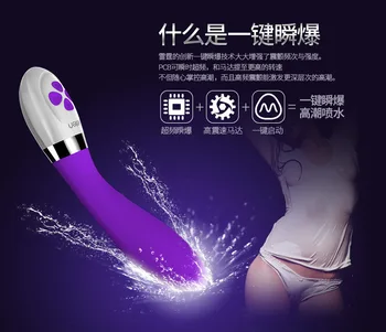 Leten USB Rechargeable 10 Speed Magic Wand Body Massager Vibrator Silicone Powerful Quiet Dual Vibrating Wand Sex Toys for Women