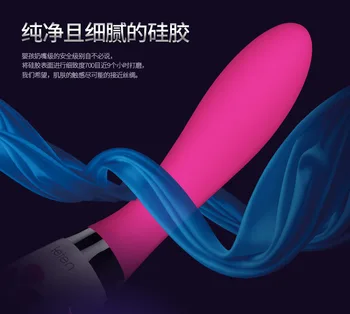 Leten USB Rechargeable 10 Speed Magic Wand Body Massager Vibrator Silicone Powerful Quiet Dual Vibrating Wand Sex Toys for Women