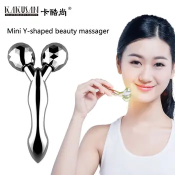 Face lifting roller massager skin tighten portable facial beauty massager face roller stick
