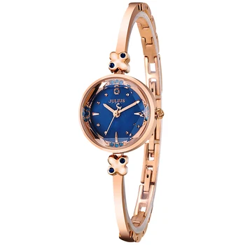 New Top brand Julius watch women luxury dress steel wrist watches fashion Ladies quartz watch JA878