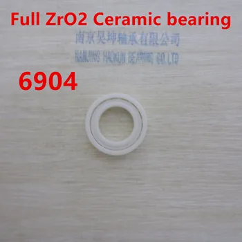 Full ceramic bearing 6904 zro2 20x37x9mm thin section 61904 CE / 6904