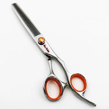 6 inch Roc-itdog Professional Hairdressing scissors set Cutting+Thinning Barber shears  1 Flat + 1 Teeth Scissors