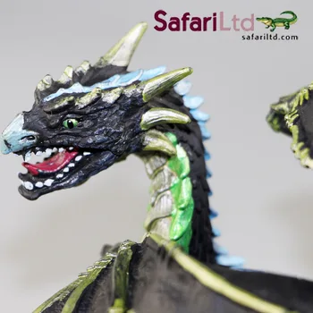 SAFARI Ancient Creatures Mythical Magic Elf Rider Black Dragons Fire Monster