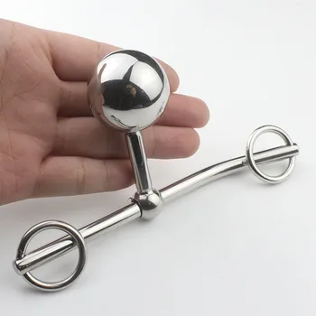 Female Anal Vagina Ball Plug In Steel Chastity Belts Rope Hook Sex Toy For Women Locking Chastity Belt