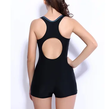 One Piece Swimsuit Sport Swimwear Women 2017 New Swimming Bodysuit Backless Beach Wear Bathing Suits Swim Monokini