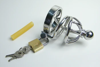 ZCZ Anti-off ring Lock Urethral catheters for men penis plug urethral sound masturbation man toys sex products toy WQ742