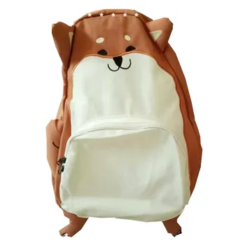 Japanese Shibainu Cute Canvas Backpacks Female Mochila Student School Bags for Teenage Girl Kawaii Backpack Animal Rucksack Q064