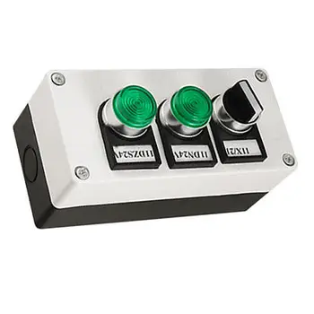 24V Self Locking Green Light Switch Push Button Station