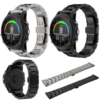 Fabulous Titanium Steel Bracelet Wrist Strap Smart Watch Band For Garmin Fenix 3 / HR wholesale No25