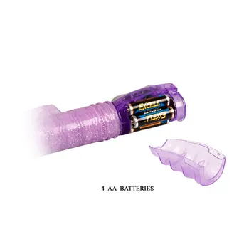 Baile Top Fashion Vibrator Sex Toys New Sex Products Tpr Material Multi-speed Vibration Rotation 4 Aa
